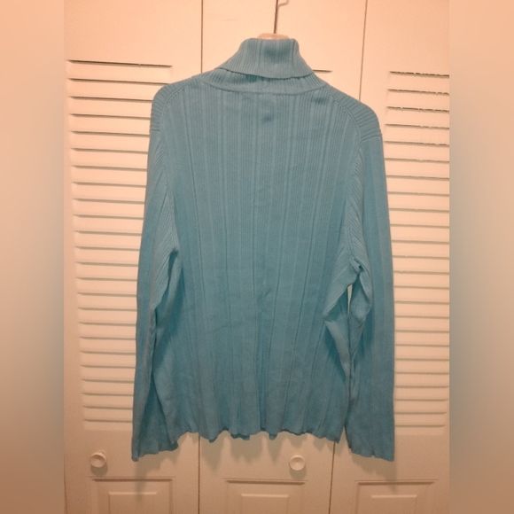 Liz Claiborne 100% Cotton Turtleneck Sweater Women's Plus Size 3X - Picture 2 of 5